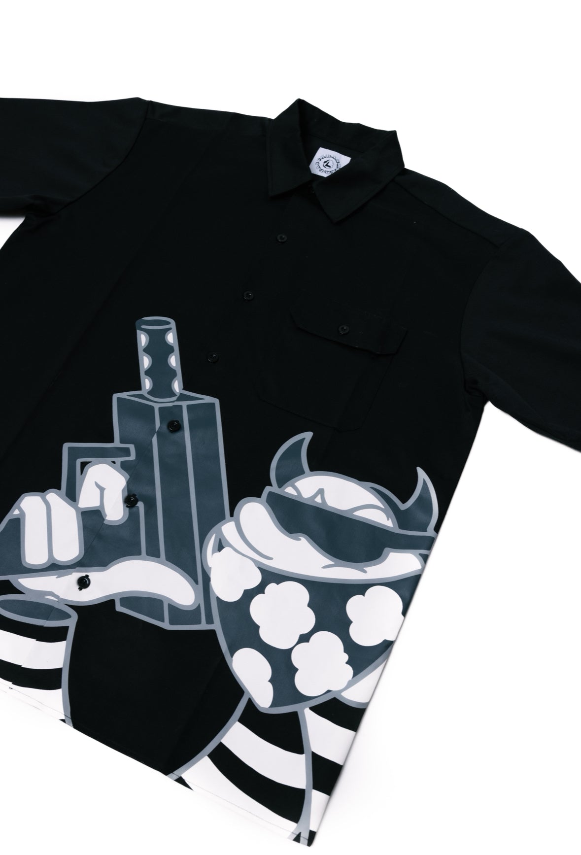 Mac black work suit