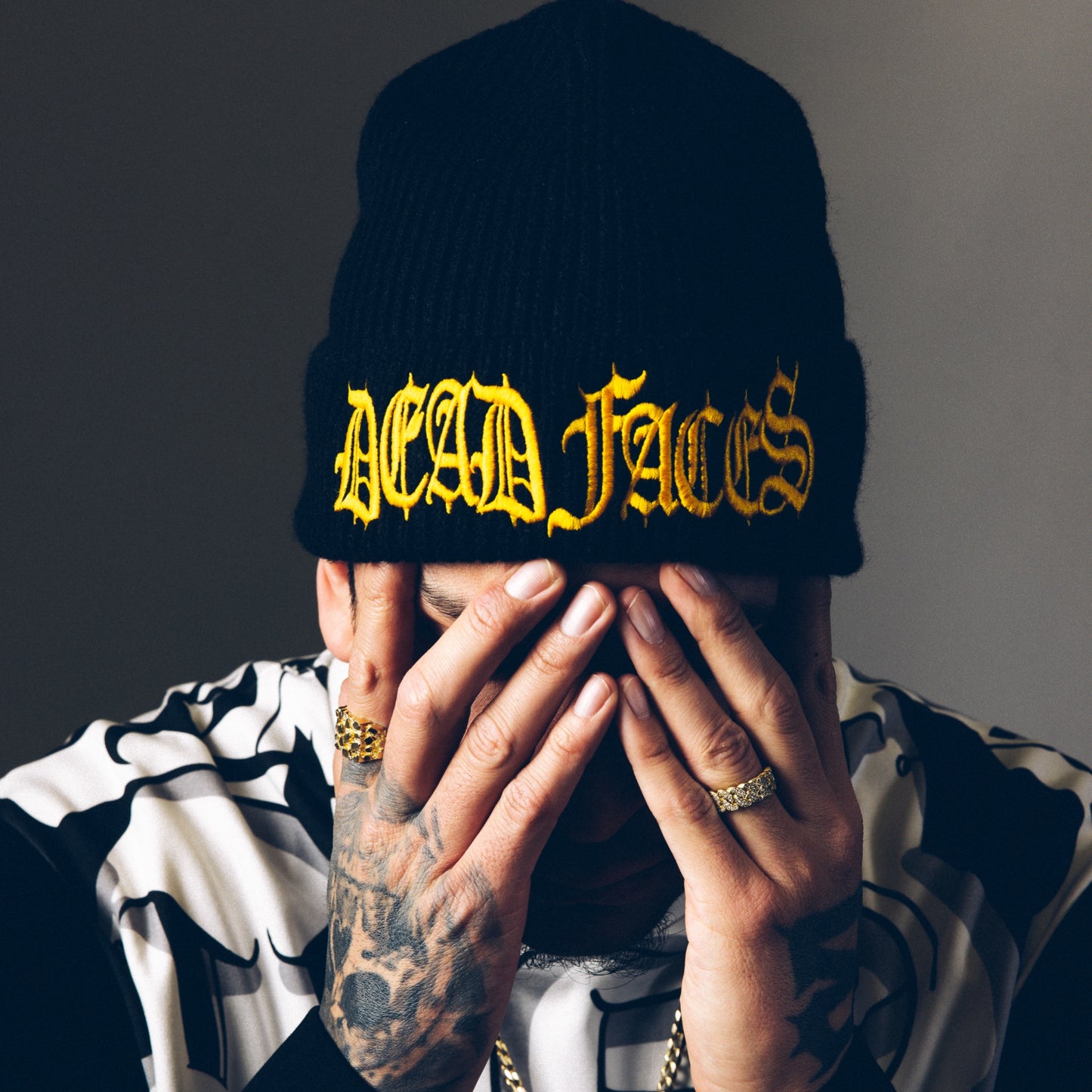 Old English DEF beanie