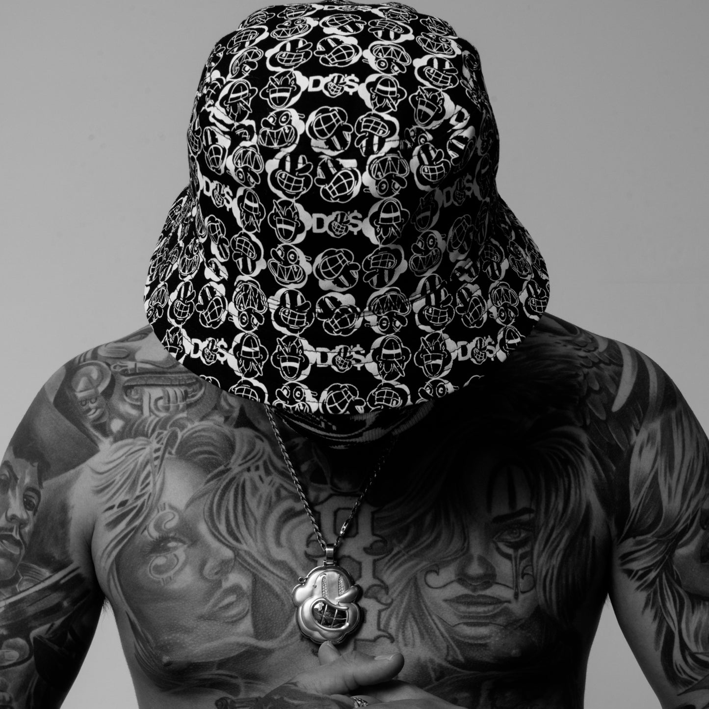 Pattern bucket Hat