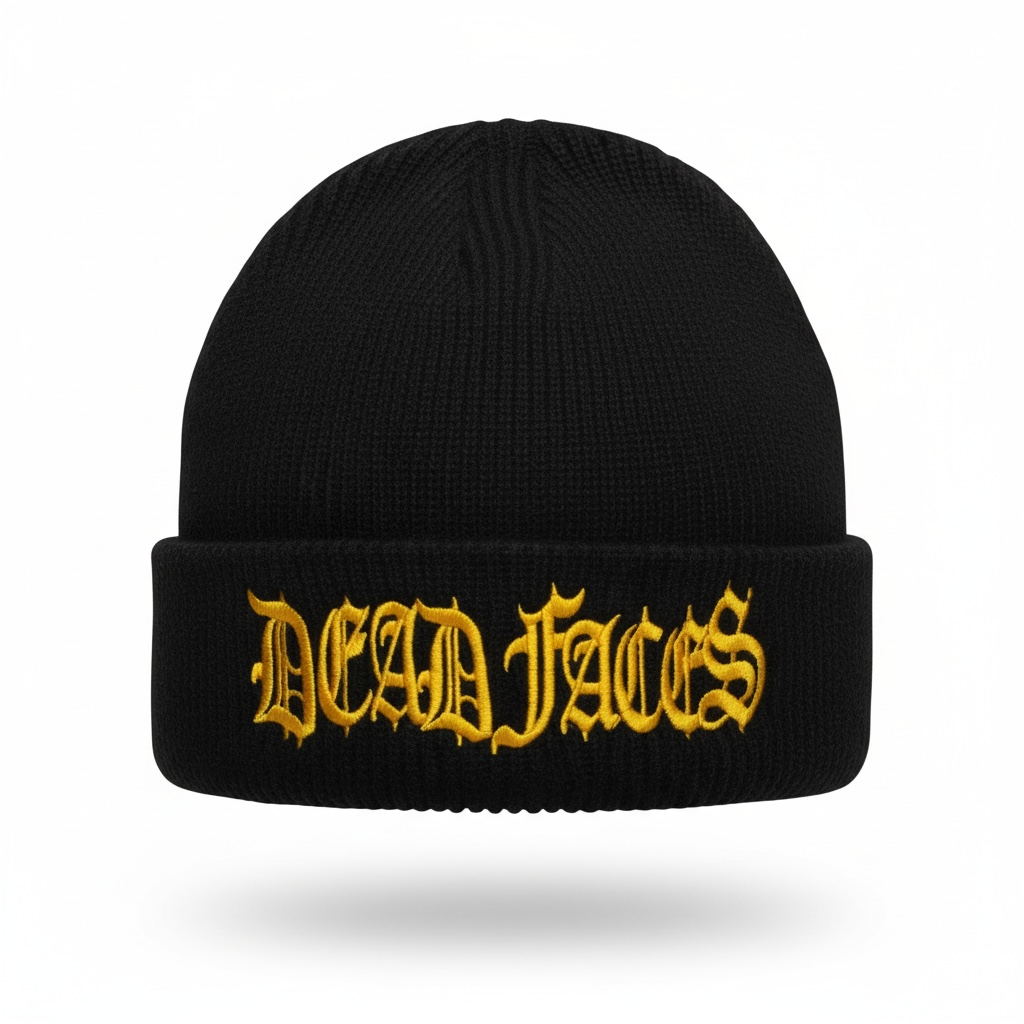 Old English DEF beanie