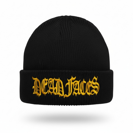 Old English DEF beanie