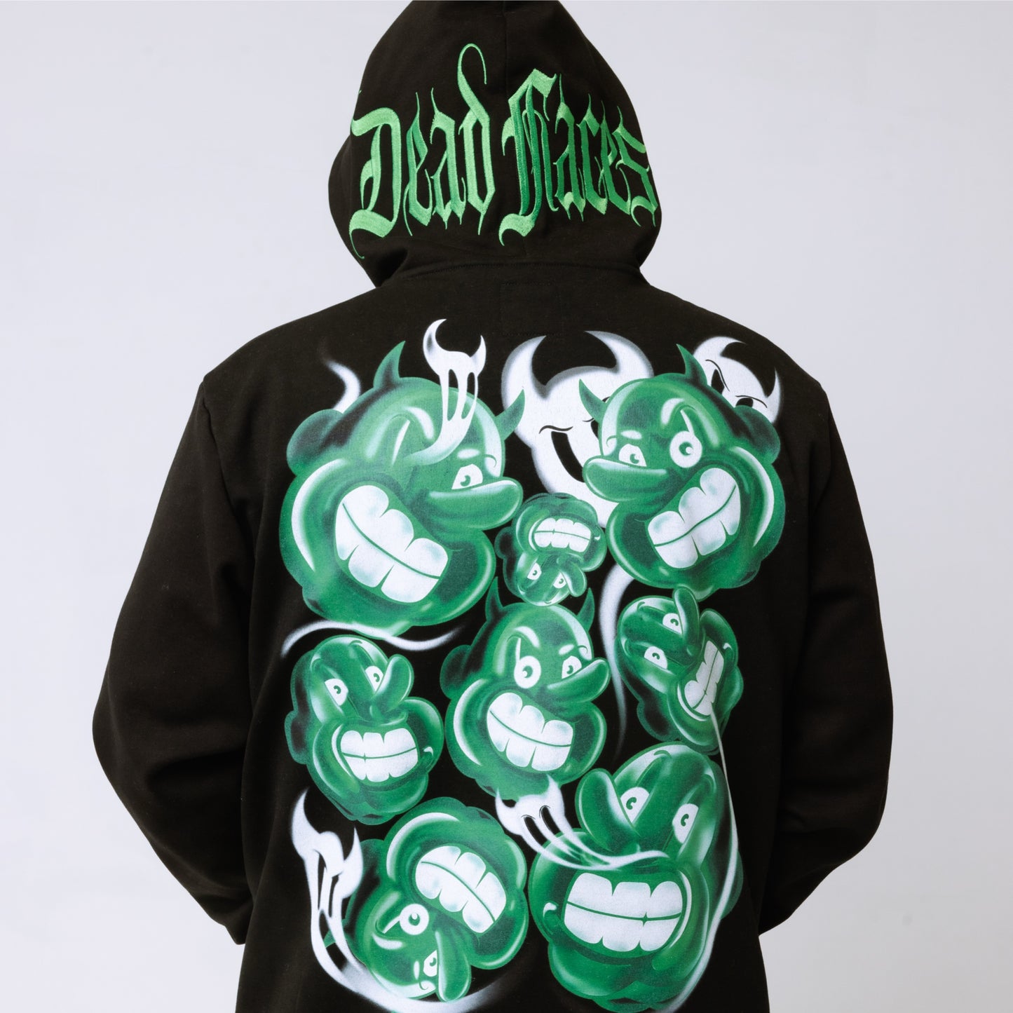Dead Face$ zip up hoodie